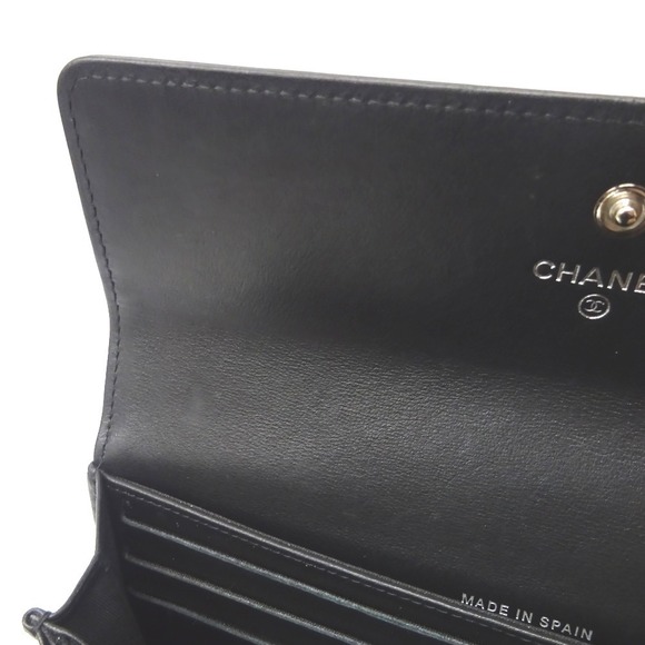 CHANEL Long Wallet Bifold Matelasse Black - Picture 9 of 11